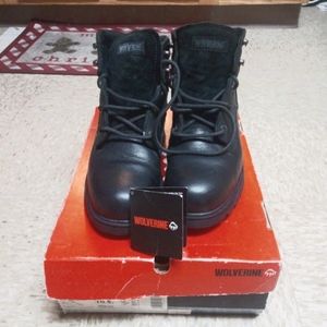 Wolverine steel toed men's boots